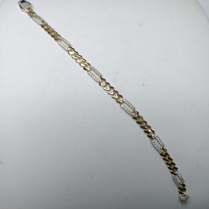 PULSERA MONACO ORO 10K 6.1 (NUEVO)