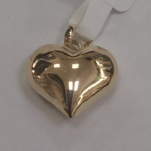 DIJE TEJIDO CORAZON LISO 14K 1.2 GR (NUEVO)