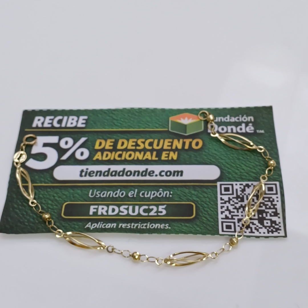PULSERA ESPECIAL 14K 18 CM 2.1 GR (NUEVO)
