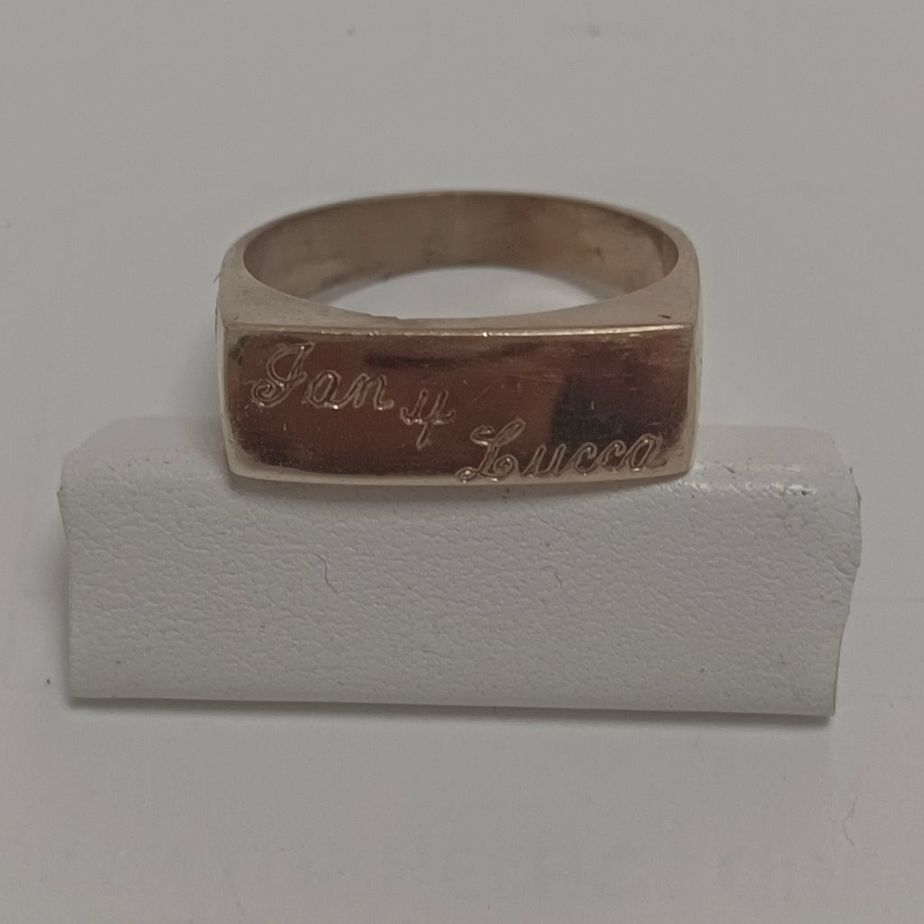 ANILLO ORO 8 K 5.3 GRMS (SEMINUEVO)