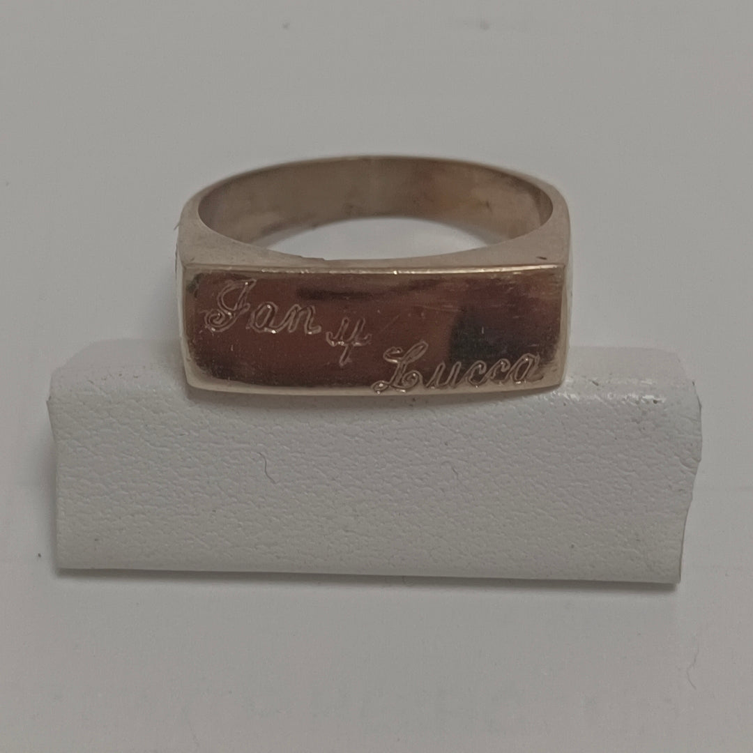 ANILLO ORO 8 K 5.3 GRMS (SEMINUEVO)