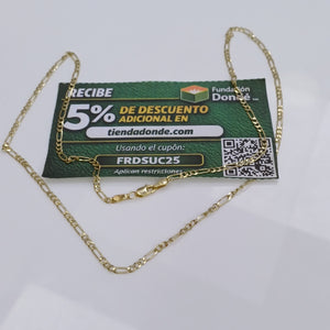 CADENA TEJIDO 3X1 14K 55 CM 5.3 GR (NUEVO)