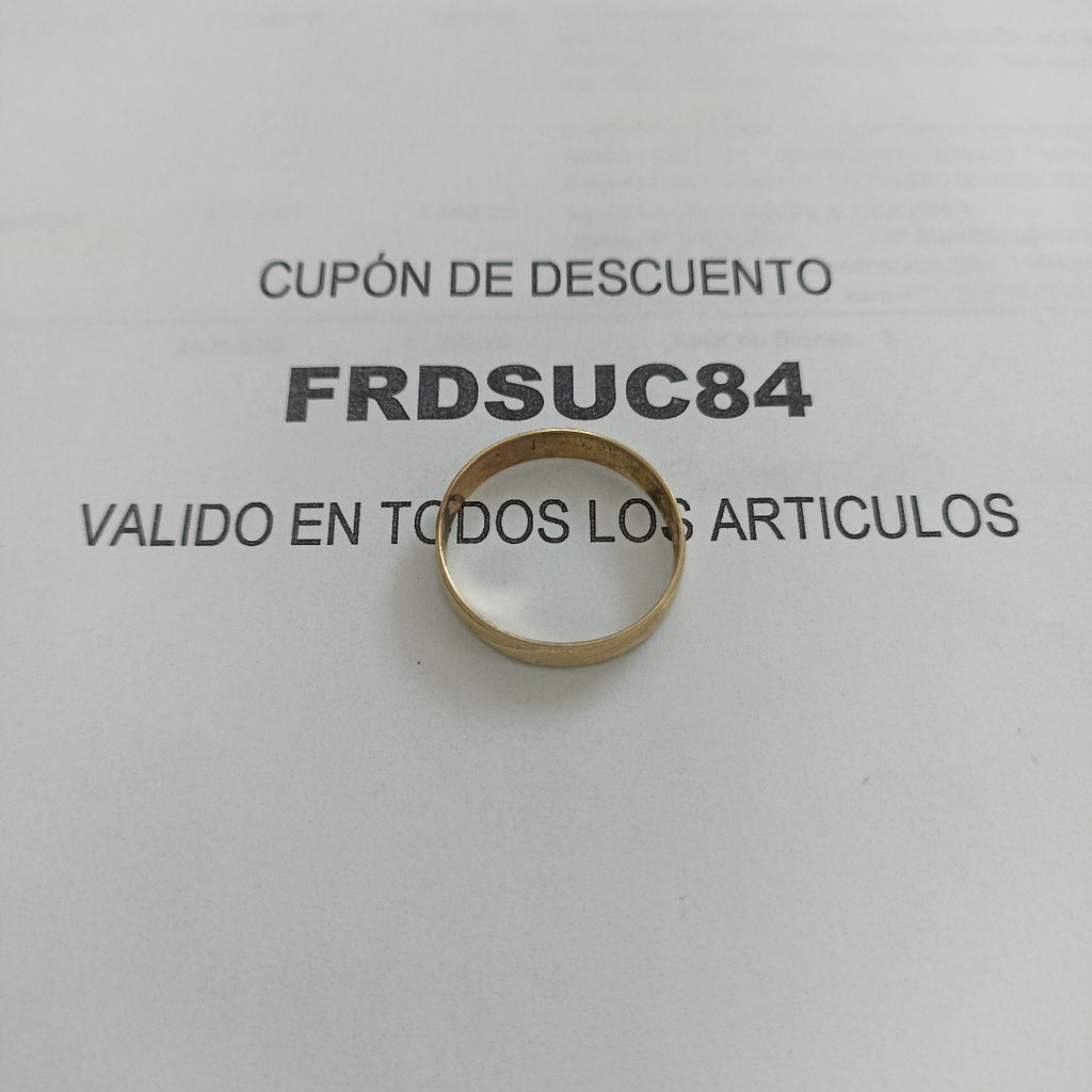ARGOLLA ORO 10 K 1.8 GRMS (SEMINUEVO)