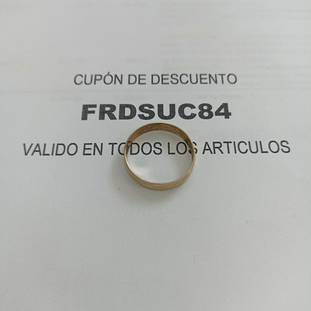 ARGOLLA ORO 10 K 1.8 GRMS (SEMINUEVO)