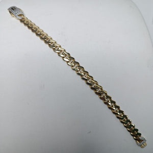 PULSERA MONACO ORO 10K 8.9 (NUEVO)