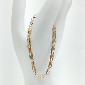 PULSERA ORO COMBINADO 14 K 4,20 GRMS (SEMINUEVO)