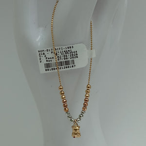 PULSERA ORO, ORO COMBINADO 10 K 2.3 GRMS (SEMINUEVO)