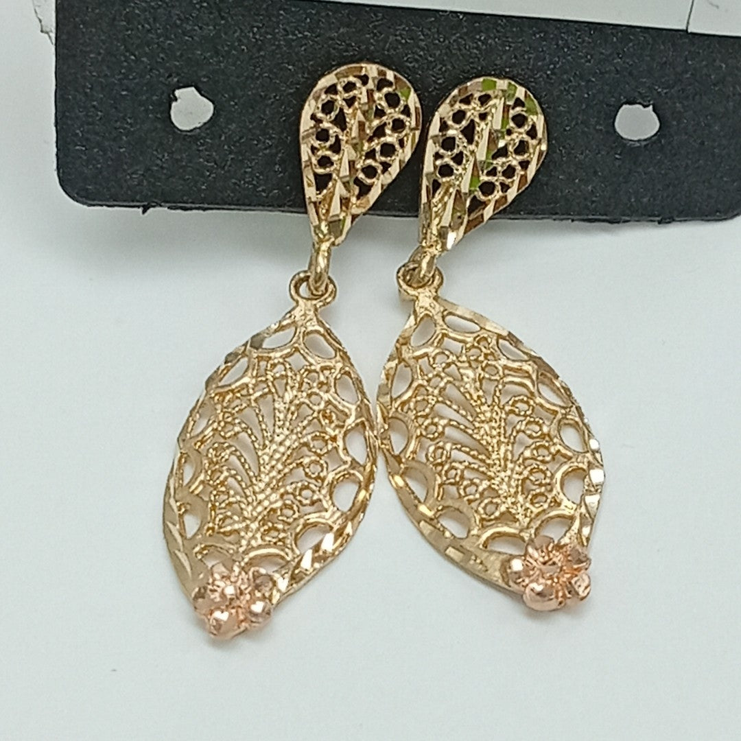 ARETES PAR ORO 14 K 3 GRMS (SEMINUEVO)