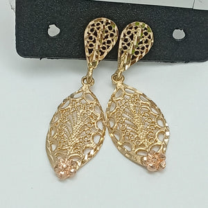 ARETES PAR ORO 14 K 3 GRMS (SEMINUEVO)