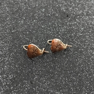 ARETES PAR ORO 8 K 0.8 GRMS (SEMINUEVO)