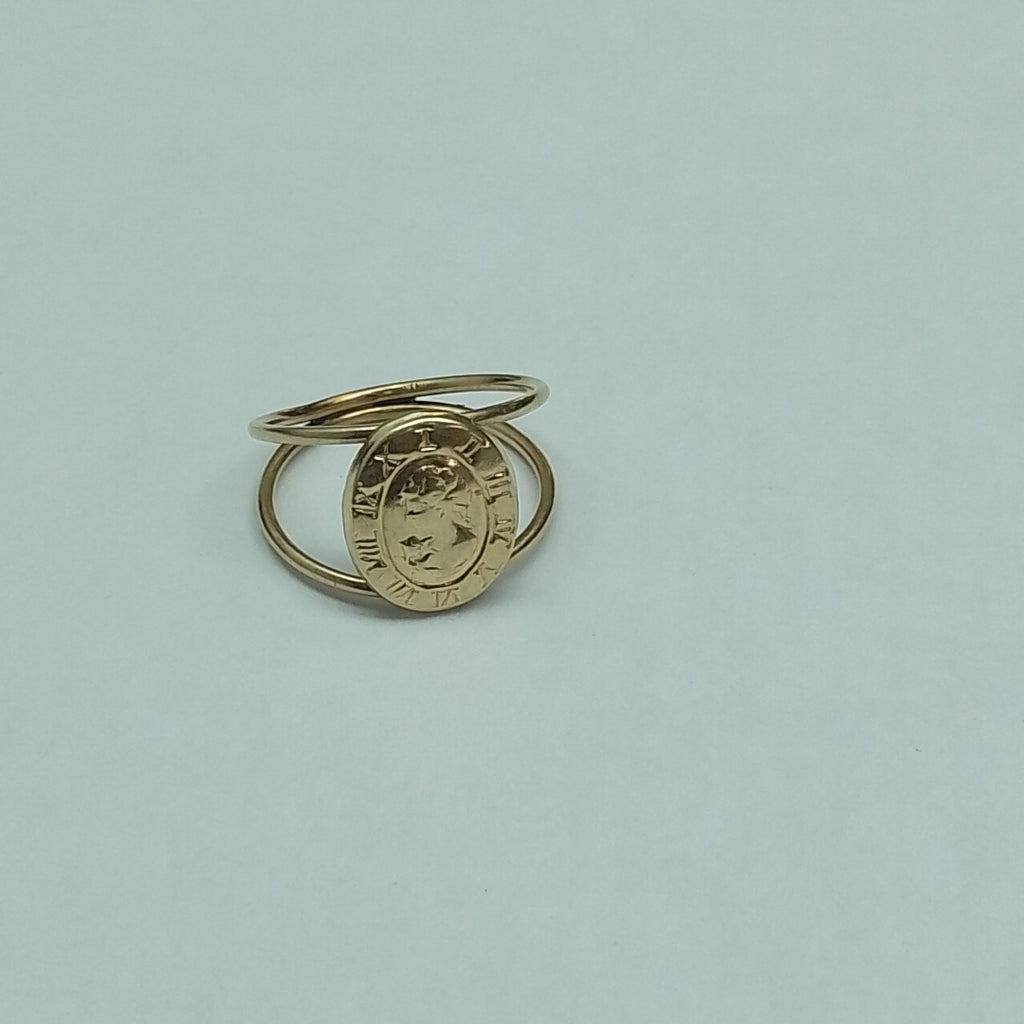 ANILLO ORO 10 K 1,40 GRMS (SEMINUEVO)