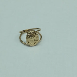 ANILLO ORO 10 K 1,40 GRMS (SEMINUEVO)