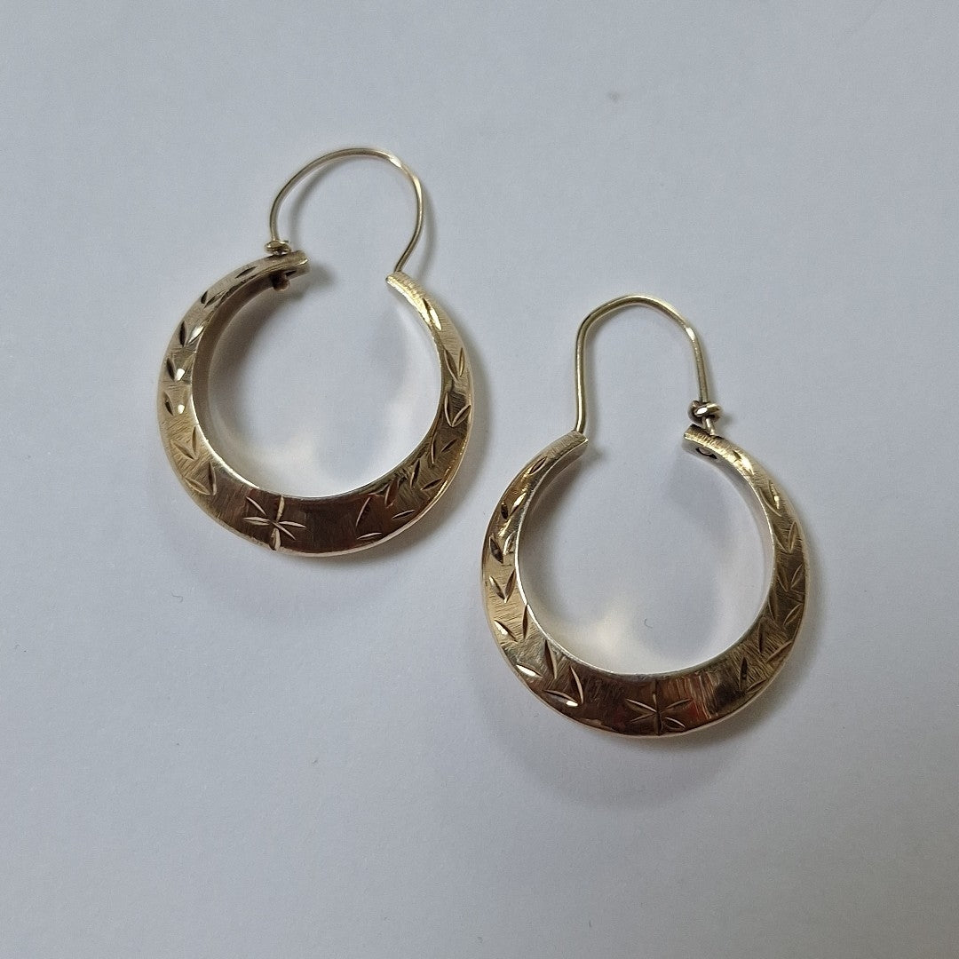 ARRACADAS PAR ORO 8 K 2,80 GRMS (SEMINUEVO)