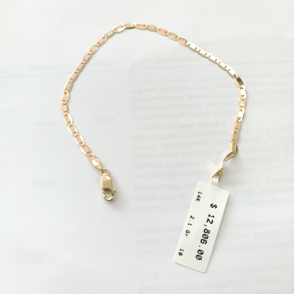 PULSERAS DAMA ORO 14K 2.1 (NUEVO)