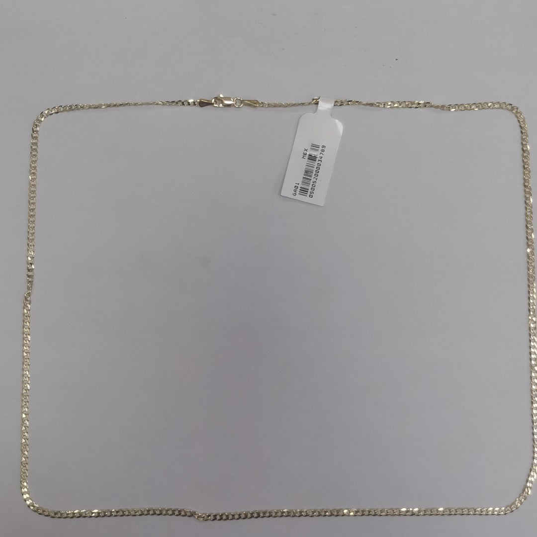 CADENA BARBADA 14K 60 CM 5.9 GR (NUEVO)