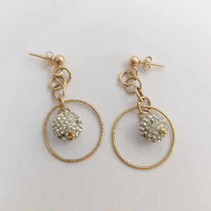 BROQUELES PAR ORO 14 K 3,80 GRMS (SEMINUEVO)