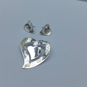 ARETES PAR,DIJE PLATA 4,80 GRMS (SEMINUEVO)