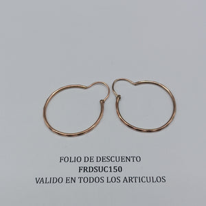 ARRACADAS PAR ORO 8 K 2 GRMS (SEMINUEVO)