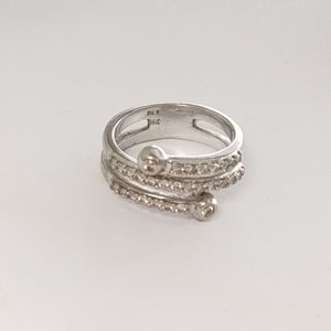 ANILLITO ORO, ORO BLANCO 14 K 7.1 GRMS (SEMINUEVO)