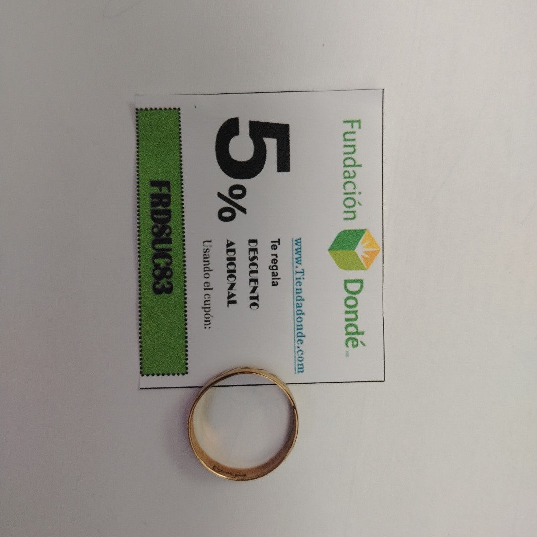 ARGOLLA ORO 14 K 2.3 GRMS (SEMINUEVO)
