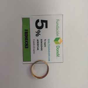 ARGOLLA ORO 14 K 2.3 GRMS (SEMINUEVO)