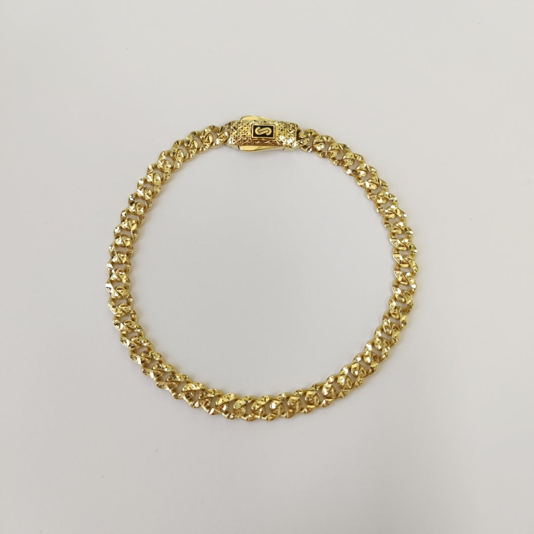 PULSERA MONACO ORO 14K 5.3 (NUEVO)