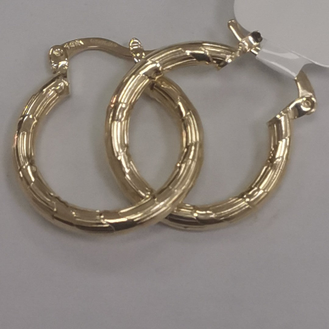ARETES ARRACADAS 14K 2.6 GR (NUEVO)