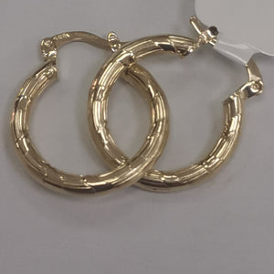 ARETES ARRACADAS 14K 2.6 GR (NUEVO)