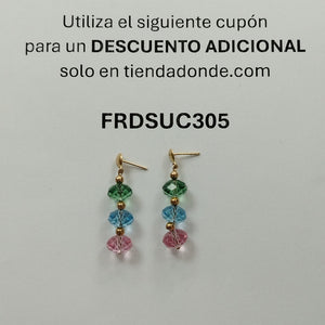 ARETES PAR ORO 14 K 4 GRMS (SEMINUEVO)