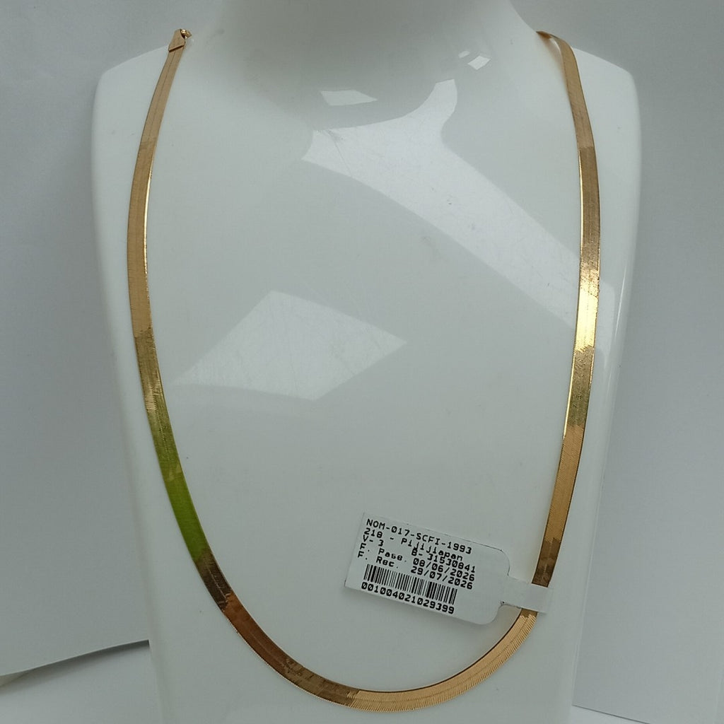 GARGANTILLA ORO 14 K 6.2 GRMS (SEMINUEVO)