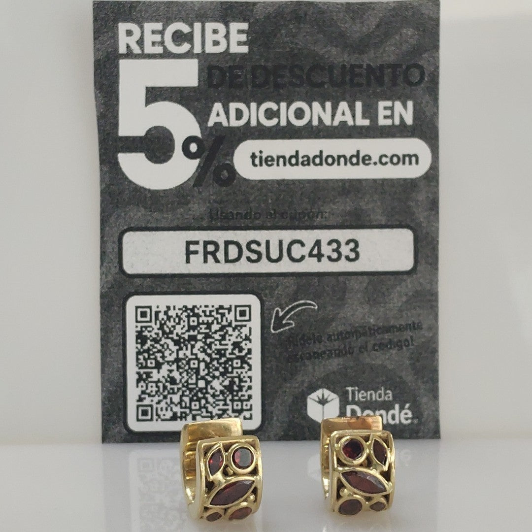 ARRACADAS PAR ORO 14 K 12,50 GRMS (SEMINUEVO)