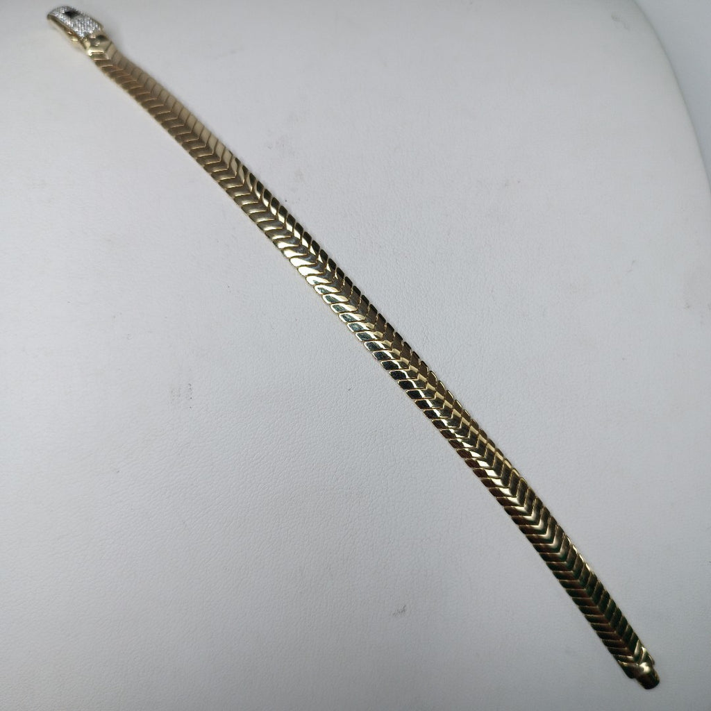 PULSERA MONACO ORO 10K 5.9 (NUEVO)