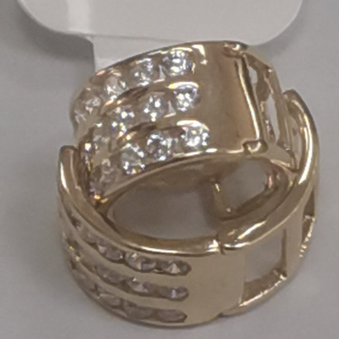 ARETES HUGGIES C CIRCONIA 14K 2.1 GR (NUEVO)