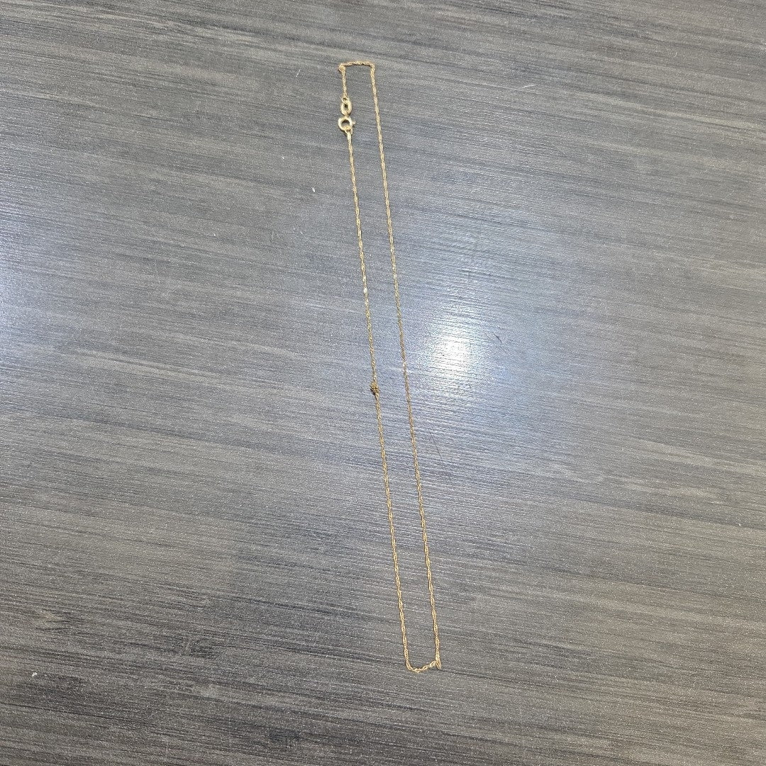 CADENA ORO 10 K 0.6 GRMS (SEMINUEVO)