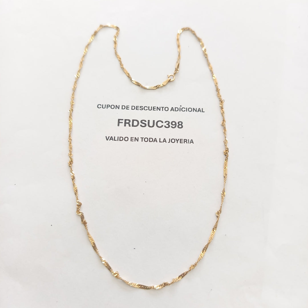 CADENA ORO 10 K 2.4 GRMS (SEMINUEVO)