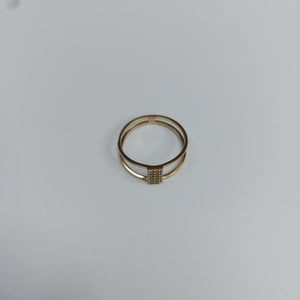 ANILLOS DAMA ORO 14K 2 (NUEVO)