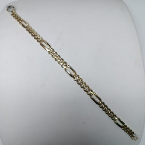 PULSERA CABALLERO MONACO ORO 10K 7 (NUEVO)
