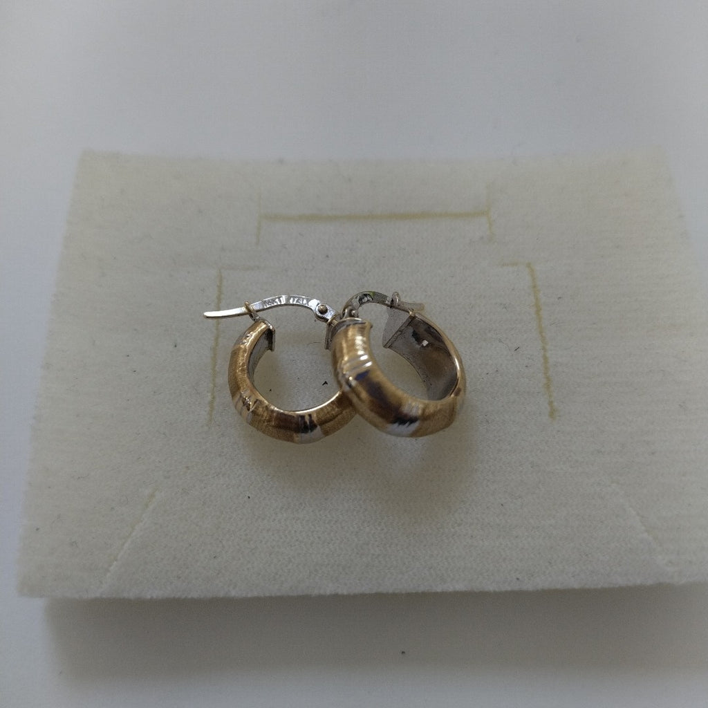 ARRACADAS PAR ORO 14 K 1.7 GRMS (SEMINUEVO)