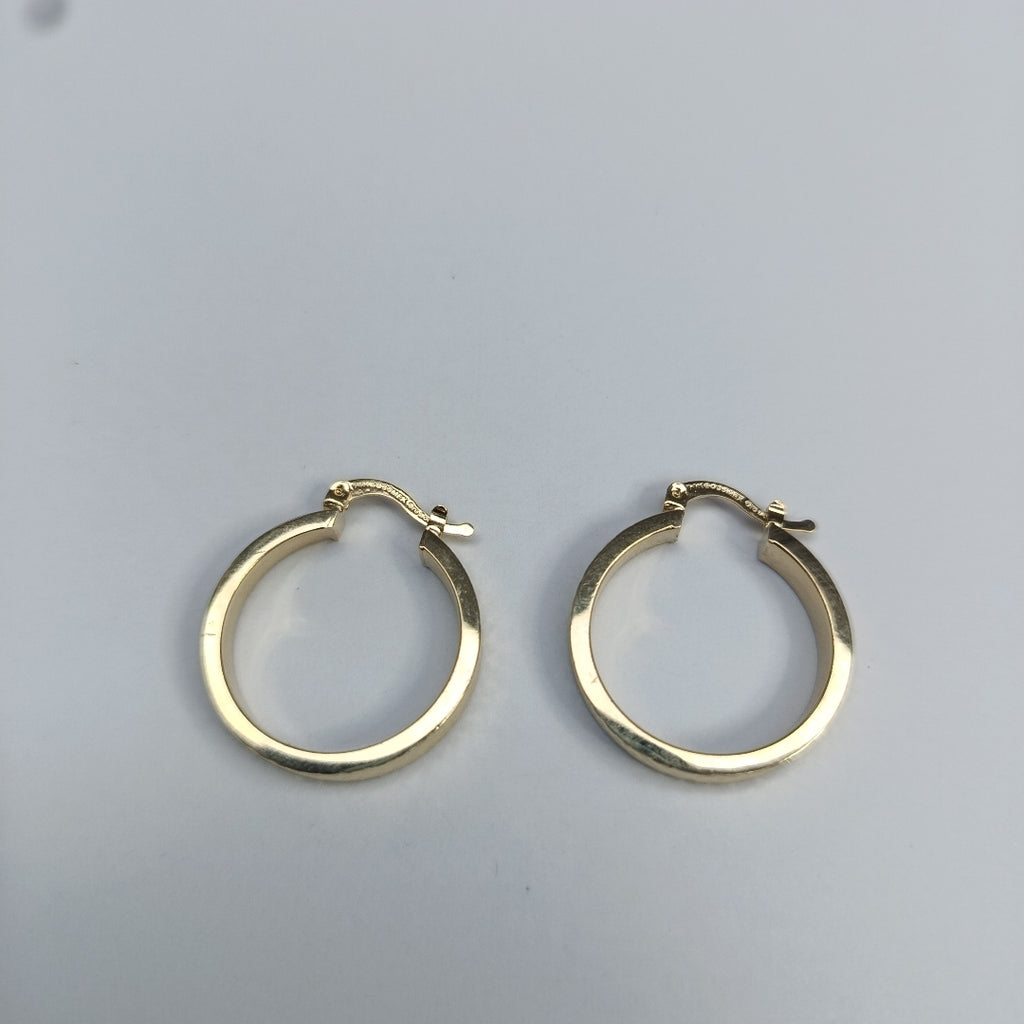 ARETES TEJIDO ARRACADAS FACETADAS 14K 2.9 GR (NUEVO)