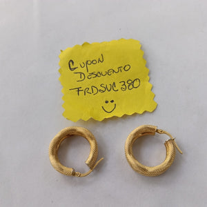 ARRACADAS PAR ORO 14 K 3,90 GRMS (SEMINUEVO)