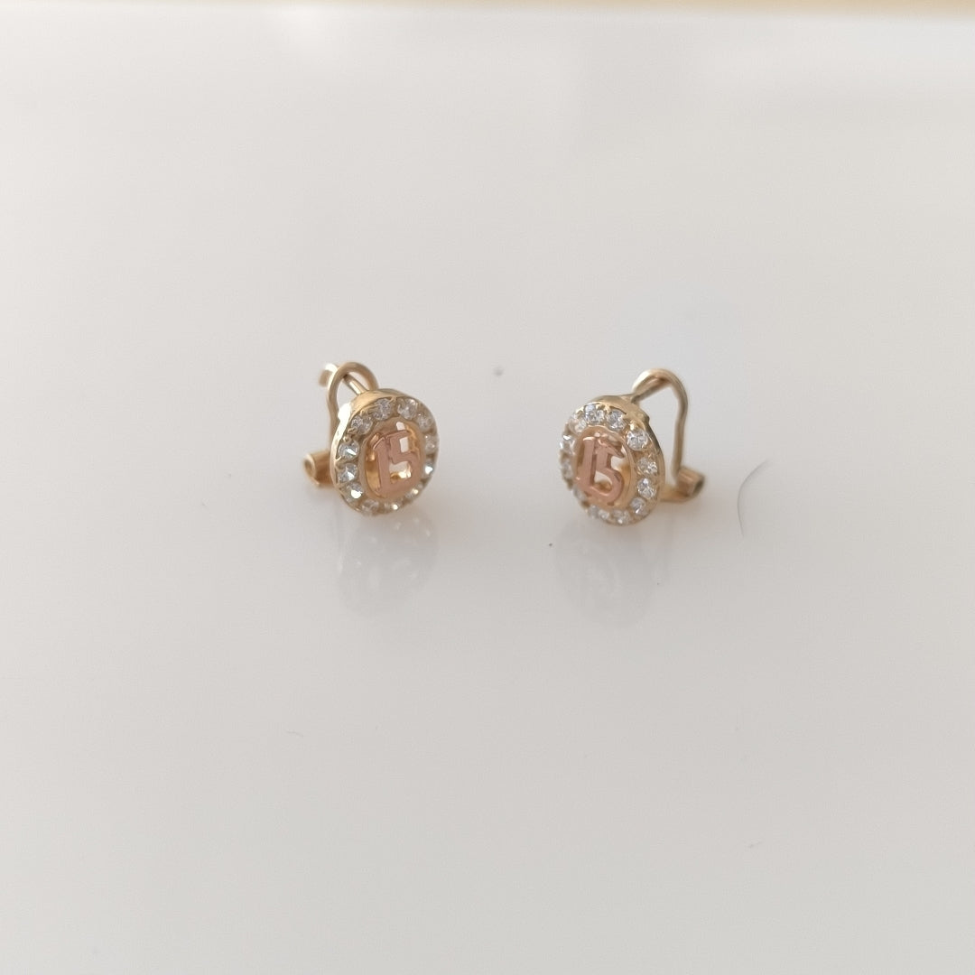 ARETES PAR ORO 10 K 2,60 GRMS (SEMINUEVO)
