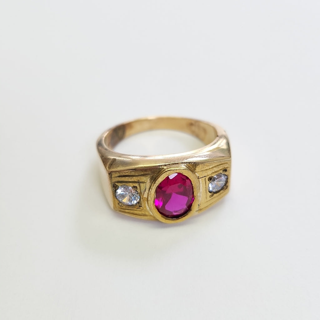 ANILLO ORO 14 K 12 GRMS (SEMINUEVO)
