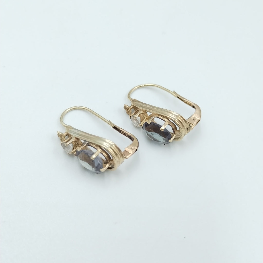 ARETES PAR ORO 10 K 3,00 GRMS (SEMINUEVO)