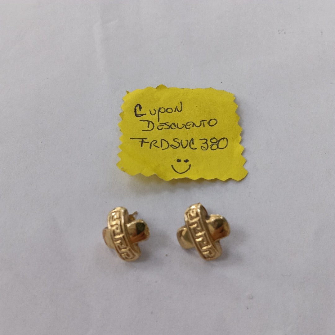 ARETES PAR ORO 10 K 1.3 GRMS (SEMINUEVO)