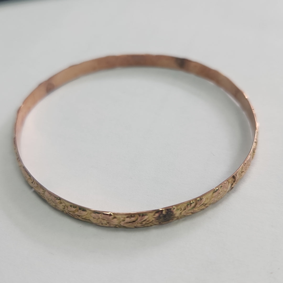 PULSERA RIGIDA ORO 10 K 8.7 GRMS (SEMINUEVO)