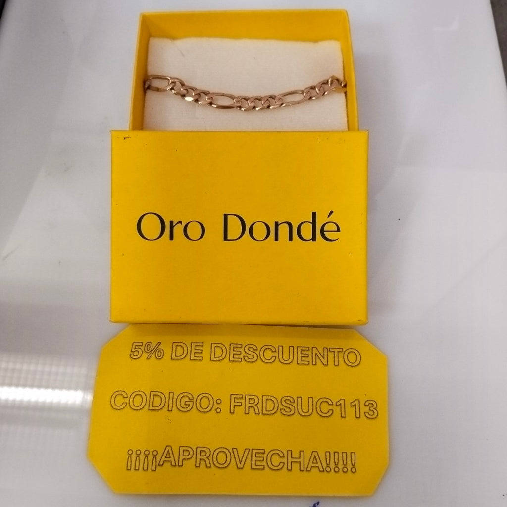 PULSERA ORO 14 K 12.6 GRMS (SEMINUEVO)