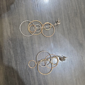 BROQUELES PAR ORO 14 K 4 GRMS (SEMINUEVO)