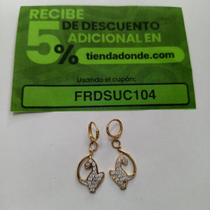ARRACADAS PAR ORO 14 K 5,00 GRMS (SEMINUEVO)