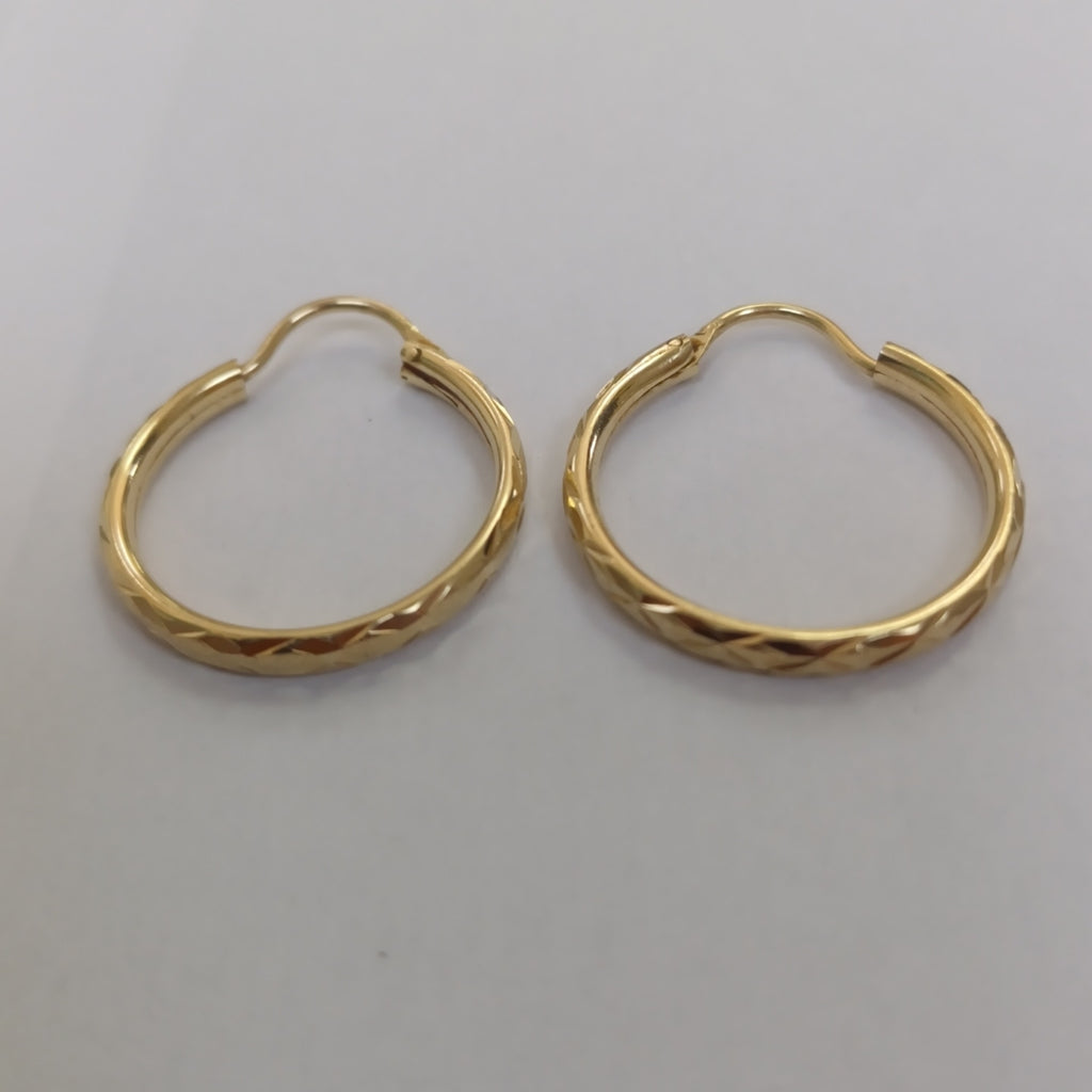 ARRACADAS PAR ORO 14 K 2 GRMS (SEMINUEVO)