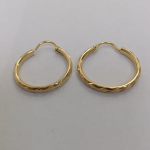 ARRACADAS PAR ORO 14 K 2 GRMS (SEMINUEVO)